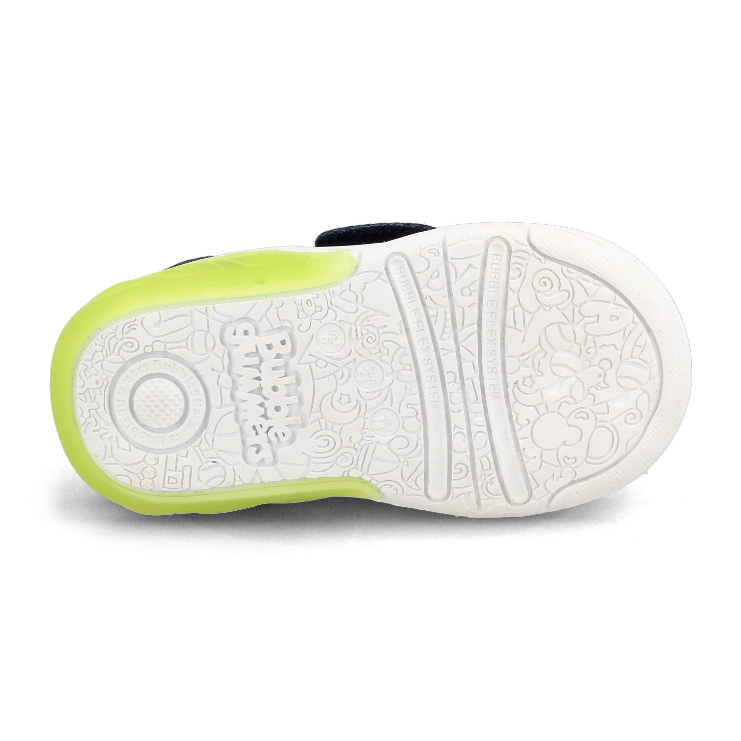 Zapatilla Ni&ntilde;o Bubblegummers Tokio Blanco - Verde image number 4.0